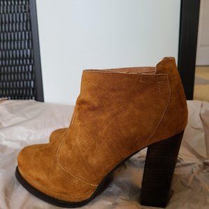 Jeffrey Campbell Desmond - Suede Chestnut Bootie Sz 7.5